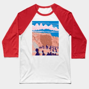 Hoodoos in Goblin Valley State Park Emery County Utah USA WPA Art Poster Baseball T-Shirt